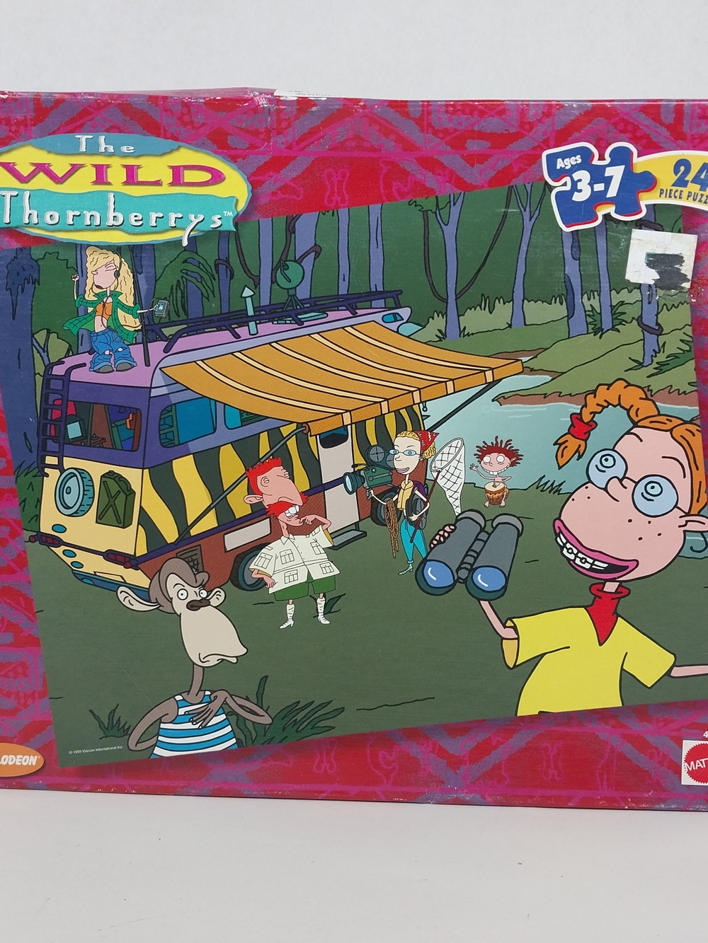 Vintage Nickelodeon Wild Thornberrys 24 Piece Puzzle Sealed NOS New Old Stock